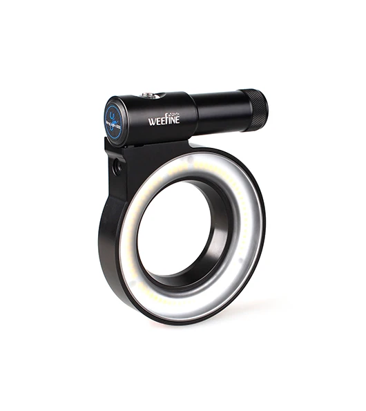 

Weefine Scuba Diving Dive Underwater 60m / 195ft RING LIGHT 1000 with M67 screw thread 1000 lumens For waterproof housing