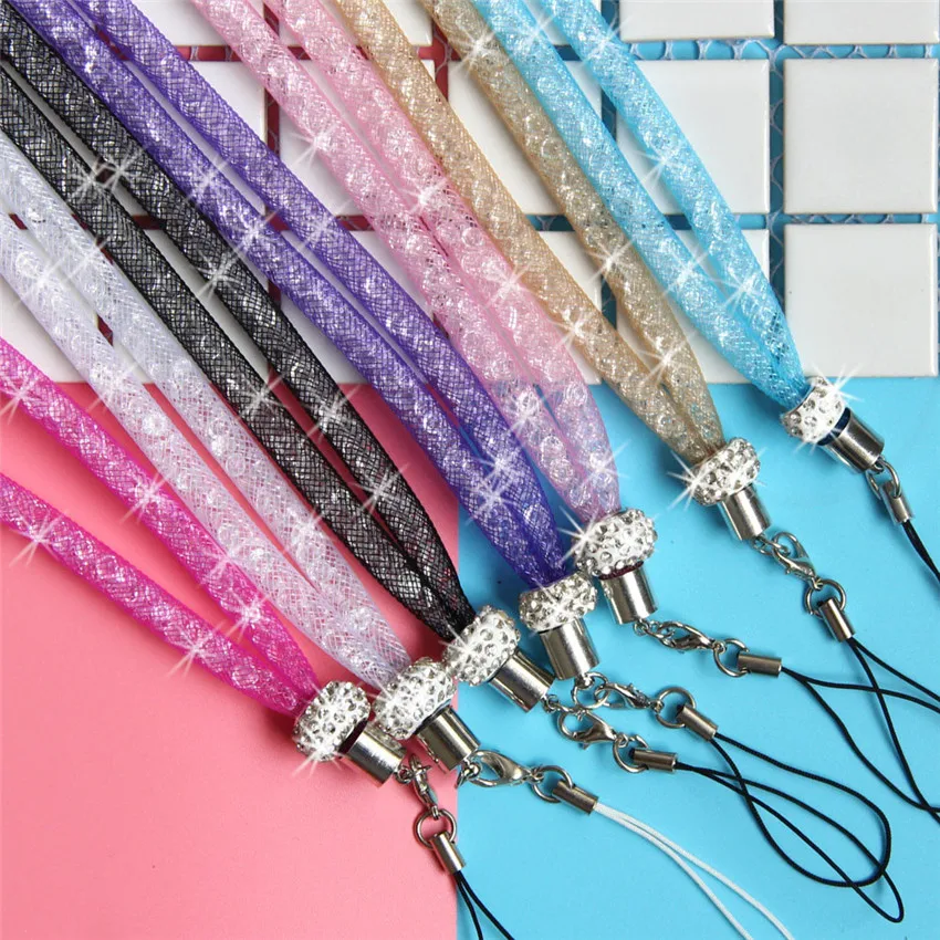 Buy DIFFRBEAUTY 40cm Phone Rope Neck Lanyard Crystal