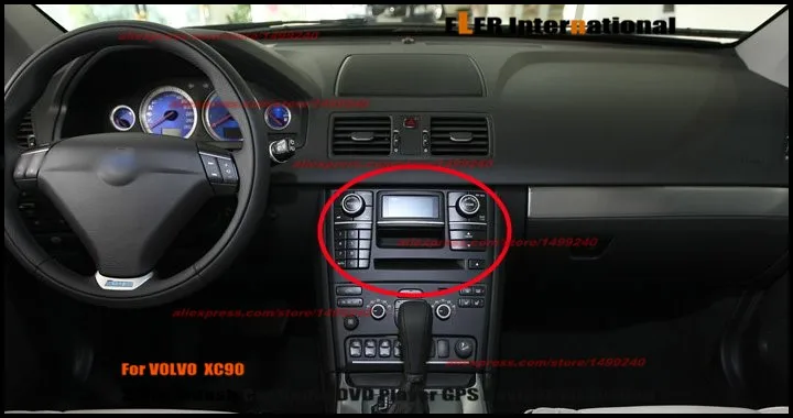 Excellent Liislee For VOLVO XC90 XC 90 2002~2013 Radio CD DVD Player GPS Nav Navi Navigation System Double Din Car Audio Installation Set 2