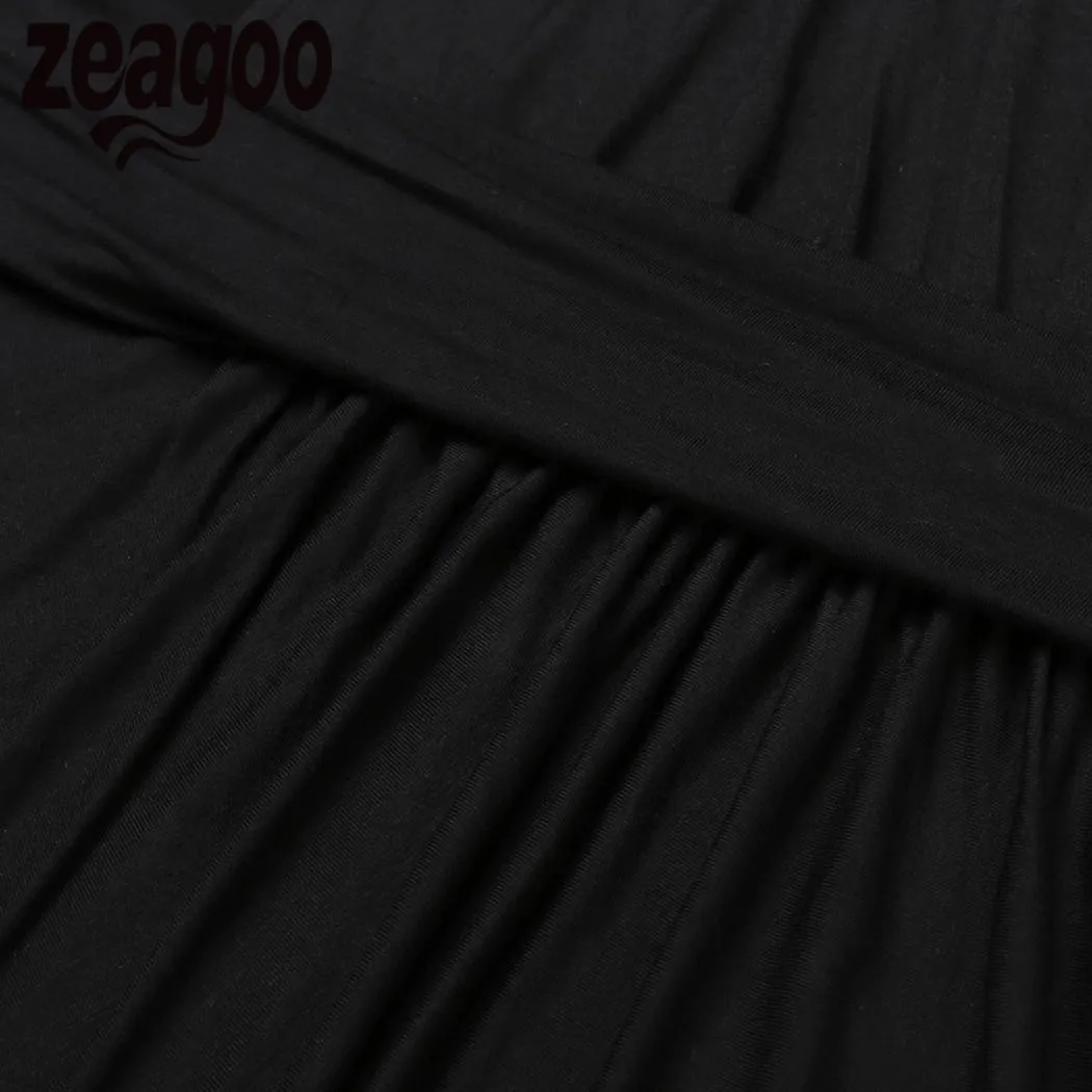 Zeagoo Summer Autumn T Shirt Women Casual V-Neck 3/4 Sleeve Front Ruffle Cold the Shoulder Sexy T-shirts Women Zeagoo Summer Autumn T Shirt Women Casual V-Neck 3/4 Sleeve Front Ruffle Cold the Shoulder Sexy T-shirts Women