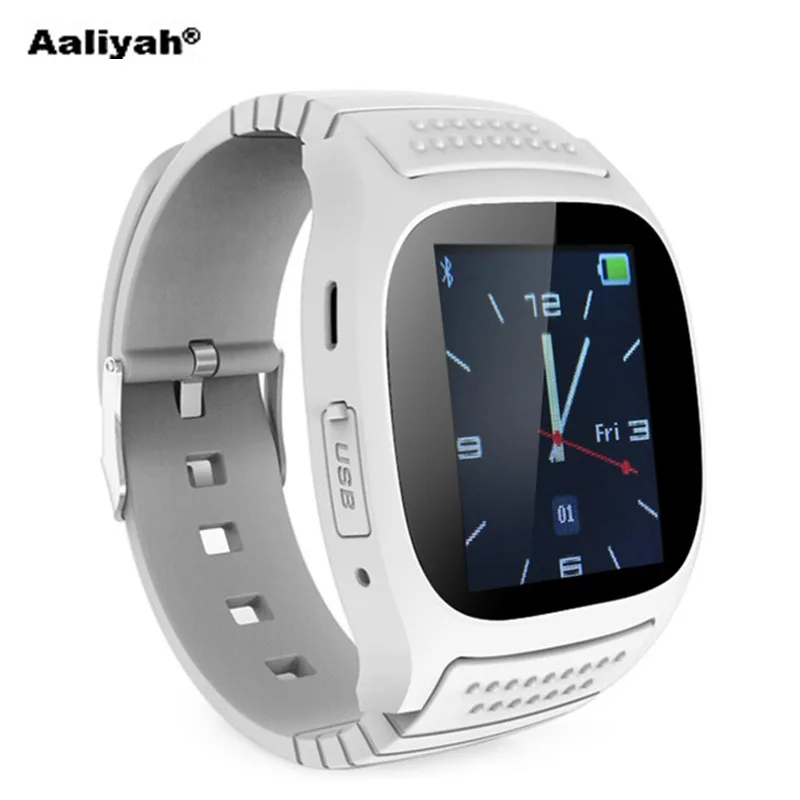 

[Aaliyah] Smart watch Bluetooth watch smart watch call music pedometer fitness tracker compatible with Android smartphone