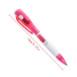 Гелевая чернильная ручка со светодио дный фонариком школьные канцелярские принадлежности