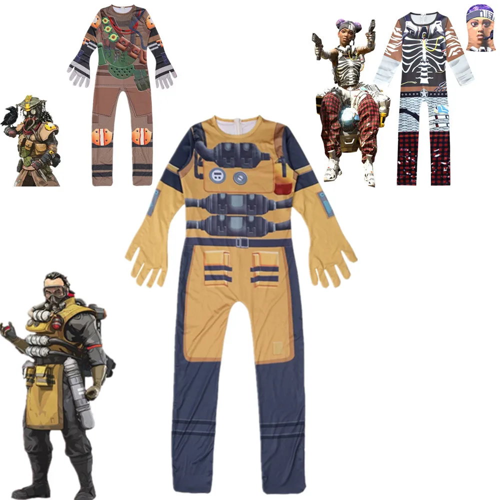 

New Apex Legends game Kids Clothes Boys/Girls spring Casual Costume Halloween Christmas Party Cosplay Costume Kids Clothing sets