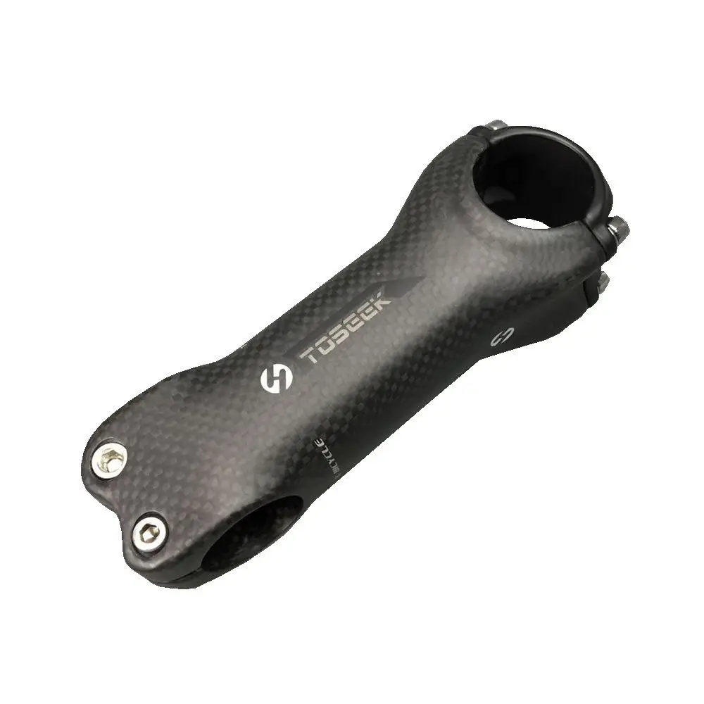 6 degree 120mm matt Toseek из углерода велосипед Stem 6/17 градусов полный углеродного волокна дорожный горный велосипед стволы для руля велосипеда 3 K - Цвет: 6 degree 120mm matt