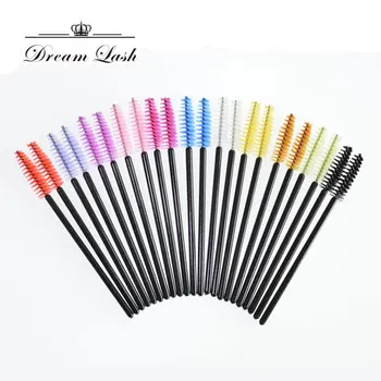 

Colorful Brushes Mascara Wands for Eyelash Extension Disposable Brush Wand Eyelash Mini Brush Spoolers Makeup Tool