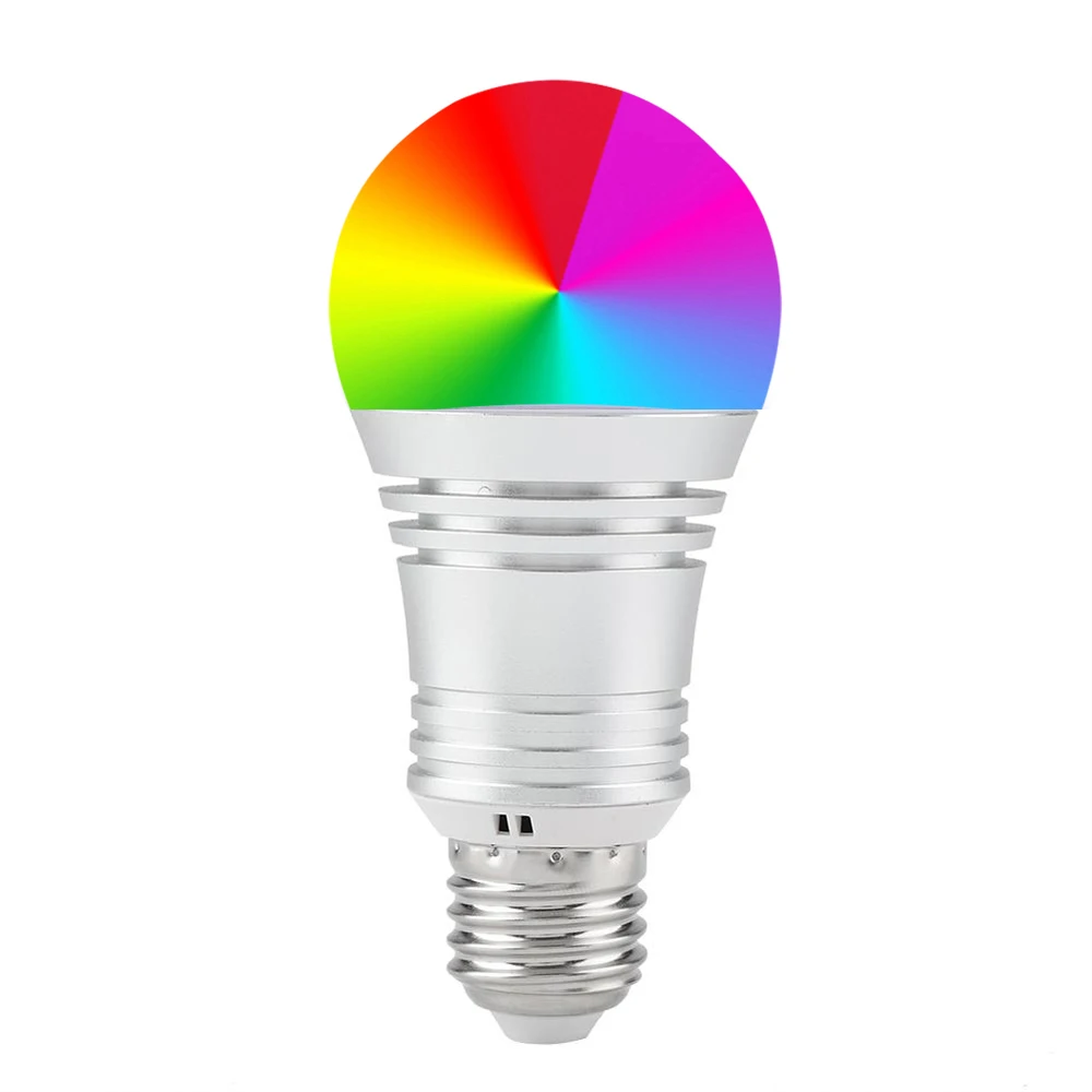 Wifi-патрон, умный свет 7 Вт мобильное приложение дистанционное управление wifi-патрон, умный свет лампы RGB цвет лампочки можно подключить к Alxea/google Home