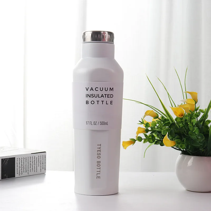 Ceny 500ML Fashion Brand design kreatywna izolacja próżniowa ze stali nierdzewnej butelka na wodę termos butelka piwa shaker do koktajli
