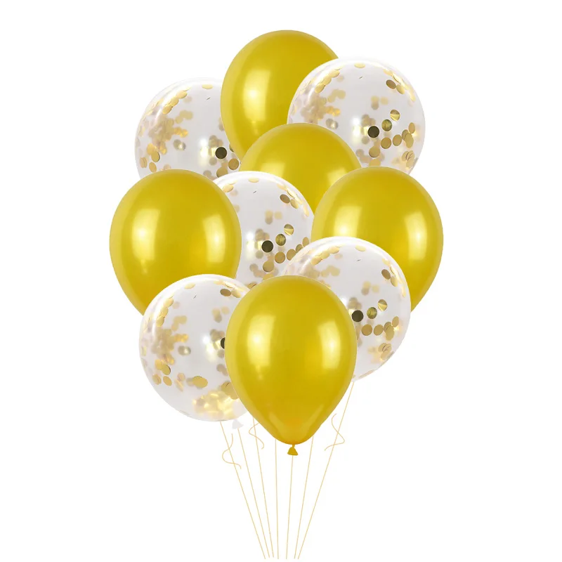 10 шт микс розовое золото конфетти латексные шары высокое качество латексные шарики для вечеринки для детского душа свадебный душ Свадебные украшения