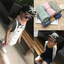 Новые Детские Осень и зима удобные мягкие шарф звезд милые шарфы для девушек W15