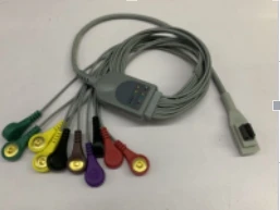 Совместимый Новый GE SEER Light 2008594-004 10 свинцовый holter ecg кабель оснастка AHA Holter recorder ECG