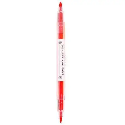 1 шт., художественные маркеры с двойной головкой, радужные маркеры, маркер, яркие цвета, школьные офисные принадлежности, 6 цветов, Deli S623 - Цвет: Pink 1pc