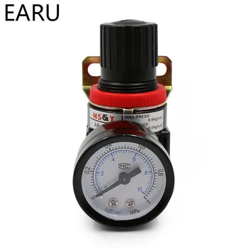 

AR2000 G1/4'' Pneumatic Mini Air Pressure Relief Control Compressor Regulator Treatment Units Valve with Gauge Fitting Wholesale