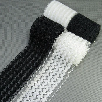 

Rubber Band 50mm Black White Elastic Band Black White Lace Mesh Garment Girl Dress Women Clothing Sewing DIY Hand Made Crafts1M