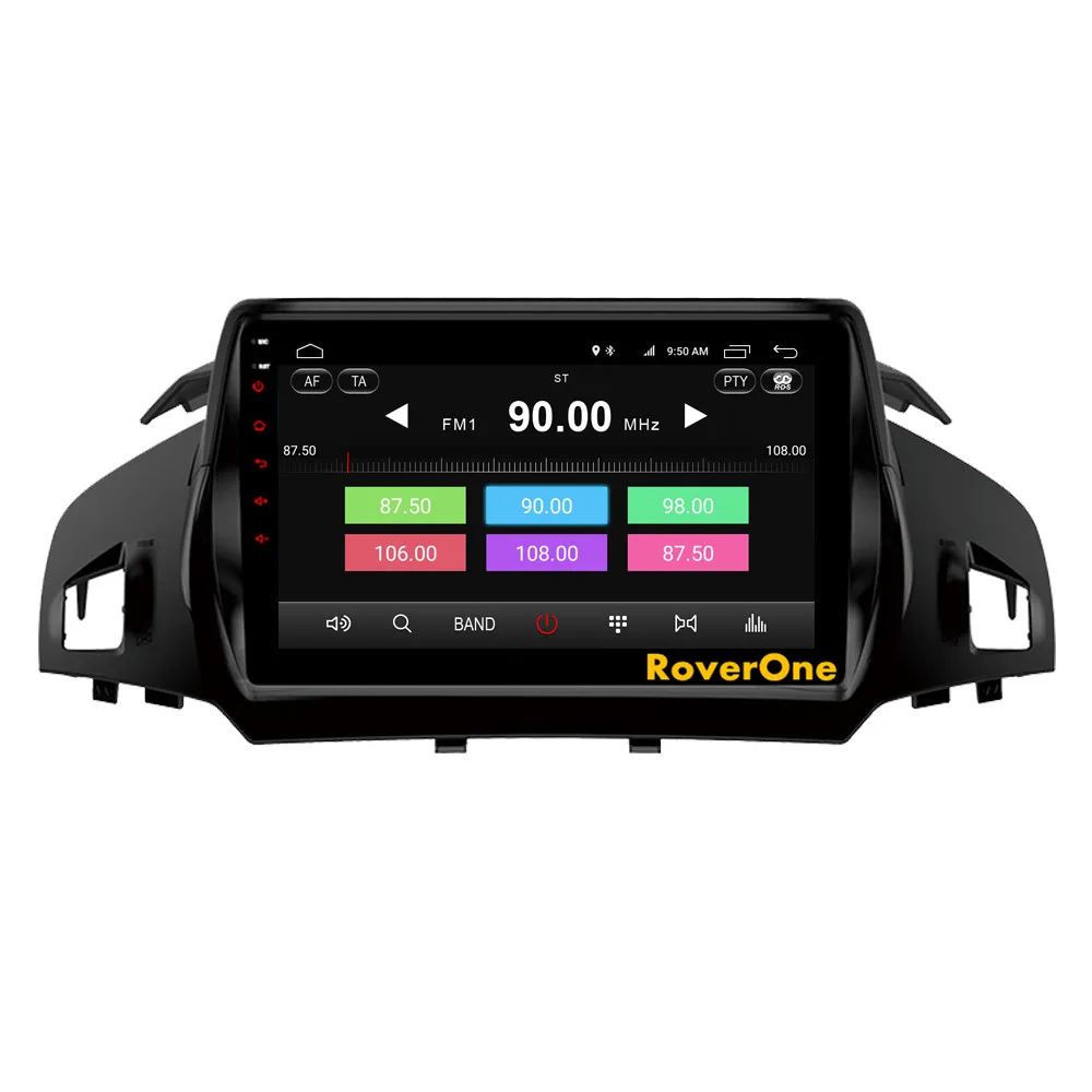 Perfect RoverOne Android 9.0 Octa Core Car Radio GPS For Ford Kuga Escape 2013 - 2017 Touchscreen Multimedia Player Stereo Head Unit 8