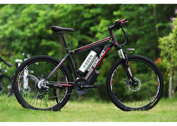 Clearance 26inch Hydraulic disc brake 27speed electric mountain bike 48V lithium battery smart electric bicycles 500W motor aluminum frame 21