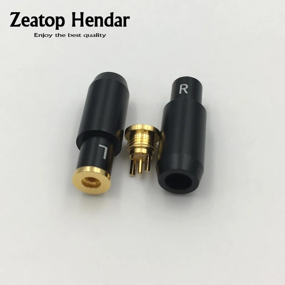 

1Pair MMCX Female Socket Gold Plated Earphone Pin Plug Solder Jack Long Shell for Shure ED5 SE535 Straight Shape DIY Connector