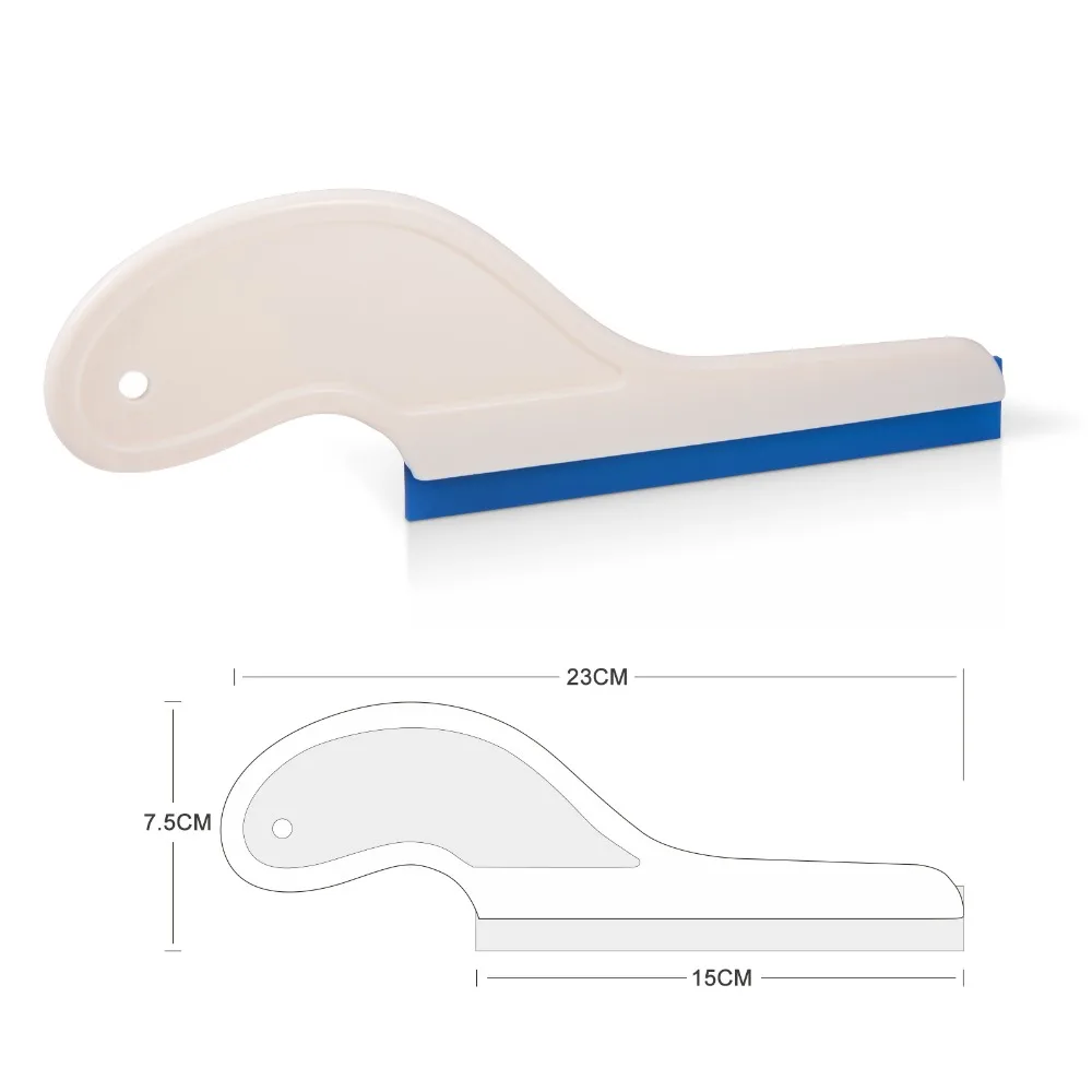 EHDIS водный стеклоочиститель резиновый скребок боковой скребок для льда с 45 см резиновым запасным лезвием для установки окна инструмент для чистки автомобиля