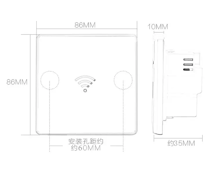 Отель дома стены Wi-Fi розетка AP стены usb зарядка 300 м беспроводной маршрутизатор релейная Панель AC 110~ 250 В