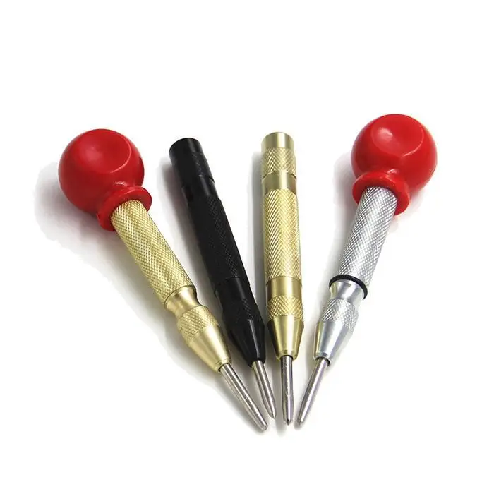 

5 Inch Automatic Pin Punch Strike Spring Loaded Marking Starting Holes Woodworking Tool Center Pin High Quality Marking tool