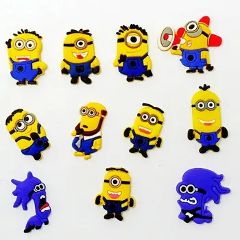 

DIY Craft Soft Decoration Cartoon Minion Fit Phone Case/Pen/Cable Winder/Bookmark/Earphone/Rings 10pcs Promotional Gift