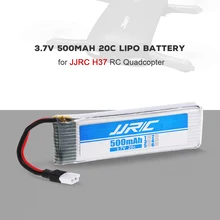 JJRC H37-0001 5 pcs Original 3.7 v 500 mah Bateria LiPo e 5 20C-Port Charger Set para JJRC h37 E50 Selfie Drone RC Quadcopter