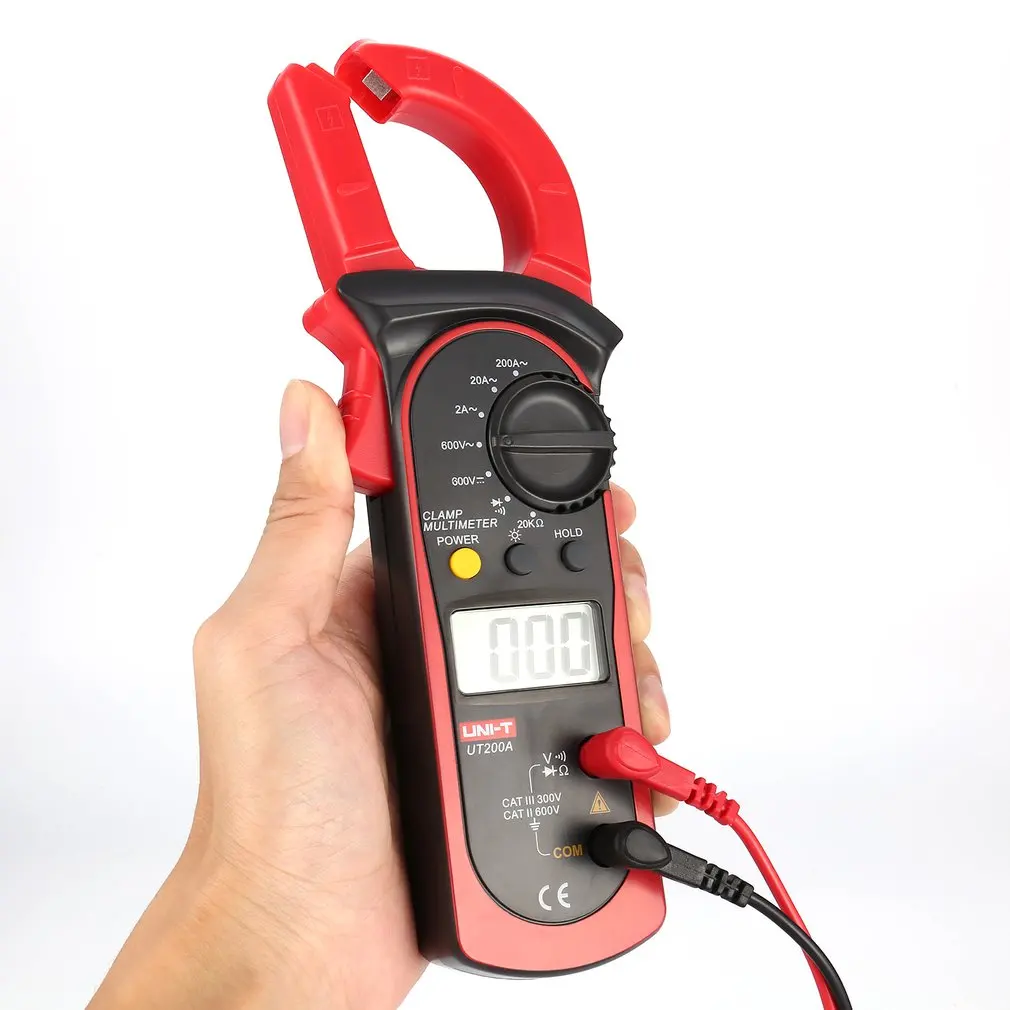 

Digital Clamp Meters UNIT DC/AC Volt Amp Ohm Diode Mini Multimeter Ammeter Multitester Current Voltage Resistance Tester Probe