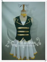 Vendedora caliente del Anime vocaloid miku Gumi cosplay lolita vestido de fiesta punk cat se