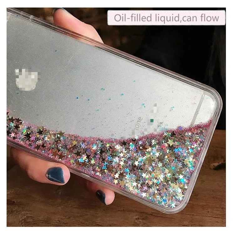 Силиконовый чехол для iPhone 6 s 6S 7 8 Plus X 10 5 6Plus 6SPlus 7Plus с блестками чехлы телефонов| |