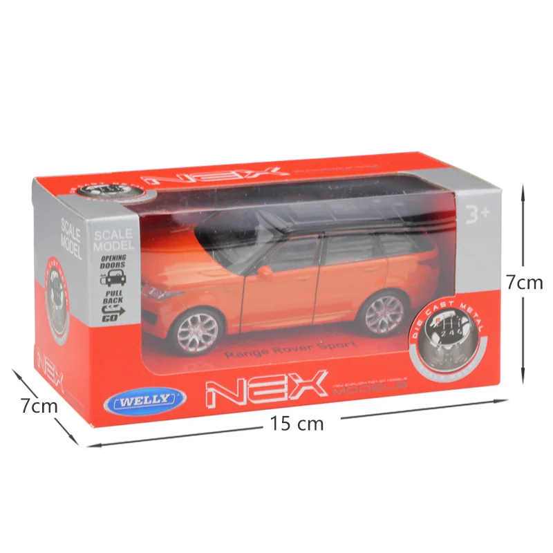 1:36 Welly Range Rover Sport SUV сплав игрушки тянуть назад литья под давлением модель автомобиля