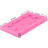 Rectangular Decorative Plaque Tag Scroll Silicone Mold Frame Fondant Chocolate Candy Polymer Clay Mold Cupcake Cookie Baking ► Photo 2/6
