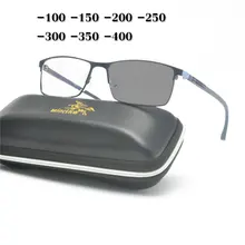 Полный обод фотохромные солнцезащитные очки близорукость очки Оптический для мужчин студент закончил близорукость очки по назначению Fra X