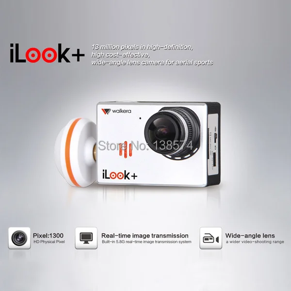 

Walkera iLook+ Updated FPV HD1080P 8CH Camera DVR 5.8Ghz Wireless Transmitter
