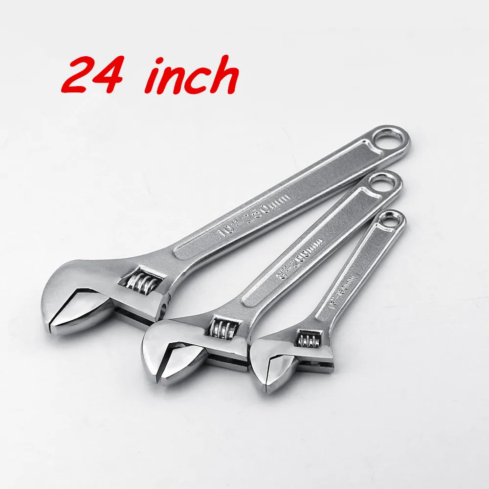 Hand tool 24 Inch 450mm Adjustable Spanner universal wrench car repair