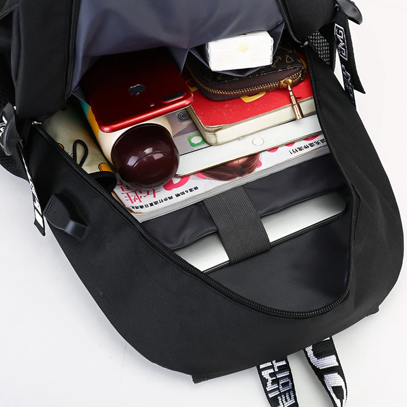 Унисекс световой мальчик девочка USB Зарядное устройство рюкзак mochila masculina ноутбук