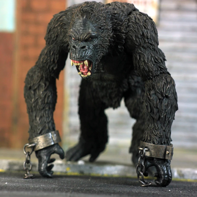 18cm High cartoon Anime figure Kong Skull Island KINGKONG Figure Collection Figure Model Display Toy Collection Gift 