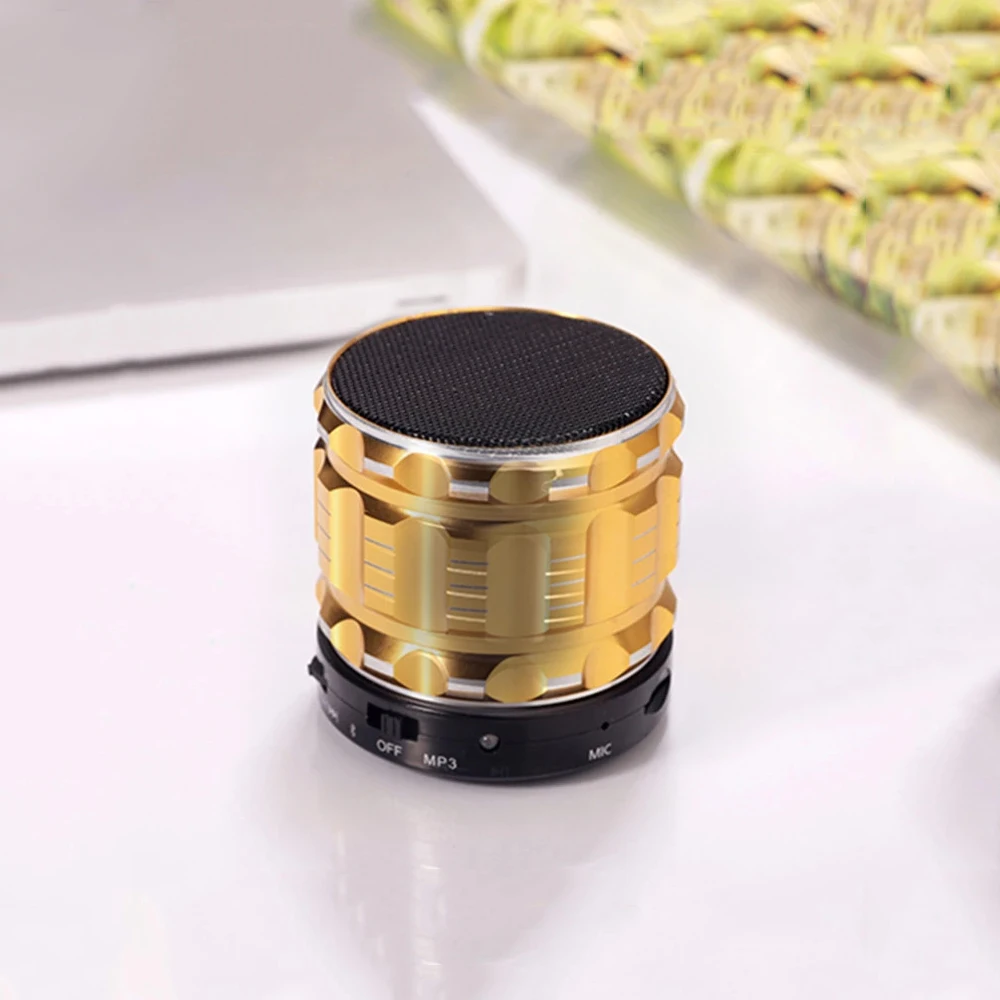 

Portable Mini Wireless Bluetooth Speakers Hands Free Support TF Card Wireless Subwoofer Bluetooth Music Speakers with HD Sound