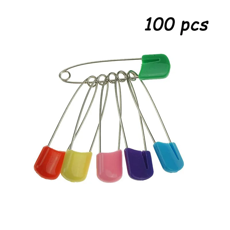 Buy 100 pcs Large Strong Safety Pins Baby Child Infant