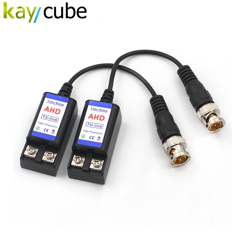 

Kaycube New 1 Pair Hdmi Balun Ahd Video Balun Tv-Link Factory Direct Frequency Converter No External Power Required Twist-Pair