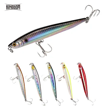 

Kingdom Fishing Lure Sinking Pencil 95mm 19g/80mm 14g Artificial Hard Bait Wobblers 6 Pieces In A Lot For Sea Bass Model 7504