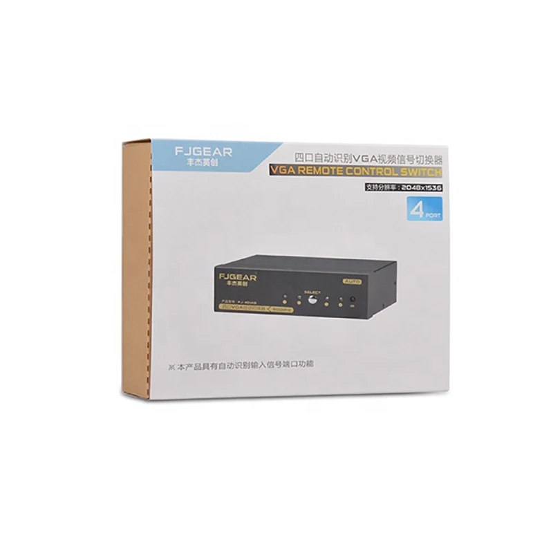 VGA smart коммутатор 4 в 1 с пульта дистанционного управления vga компьютера