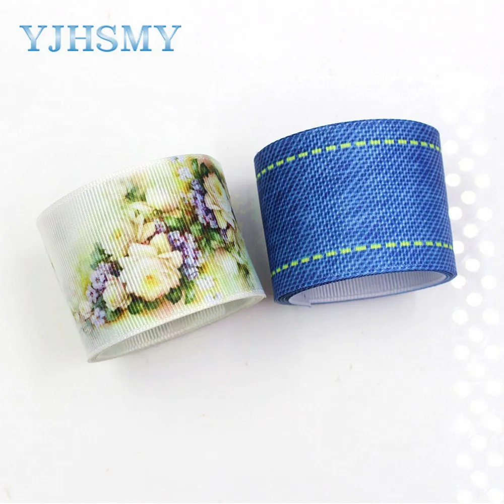 

YJHSMYGG-18508-176(1/2'')38mm 5Yard/lot flash Printed grosgrain ribbon,accessories Webbing, DIY handmade materials