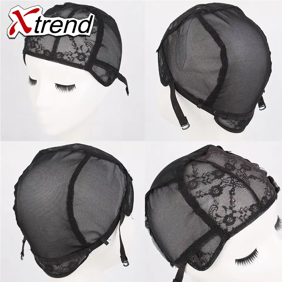 Парик Xtrend 10 шт./лот кепка для изготовления париков с регулируемым ремешком на