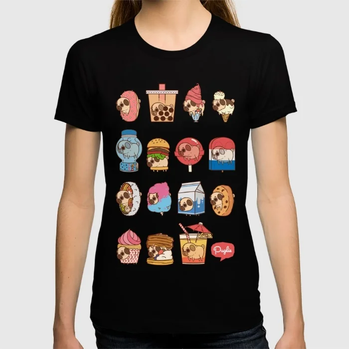 Марка одежды Время ограниченной женская футболка Puglie Сбор Продовольствия 3