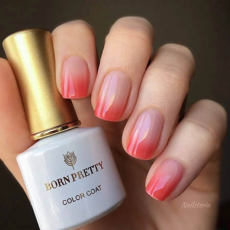 Термальный Гель лак BORN PRETTY Delux 6 мл 3 слоя температурный цвет отмачиваемый УФ гель