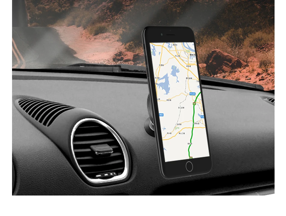 YKZ Car Phone Holder Dashboard Magnetic 360 Degree Universal Air Vent Mount Phone Stand Holder for iPhone Samsung Xiaomi   (6)