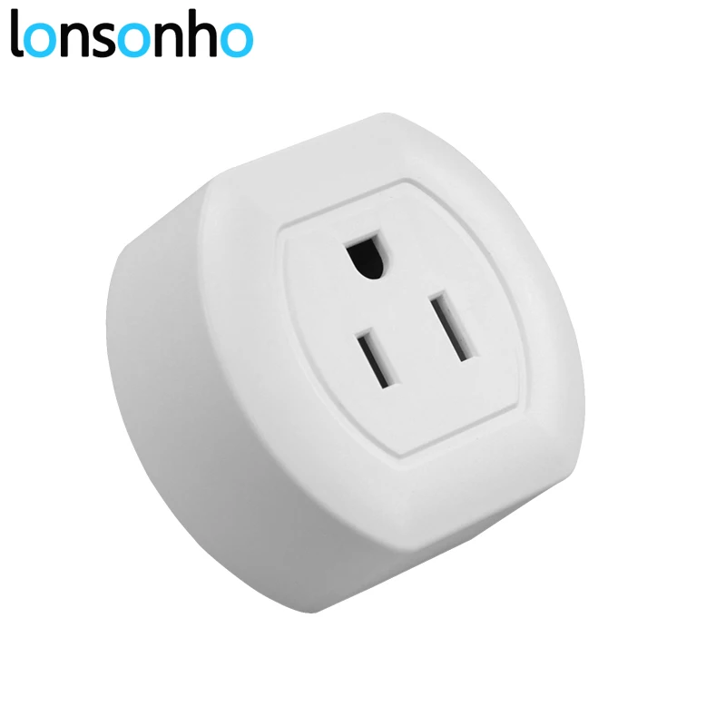 

Lonsonho Wifi Smart Plug US Mini Smart Socket Outlet Energy Saver Works With Google Home Mini Assistant Alexa Smart Home Modules