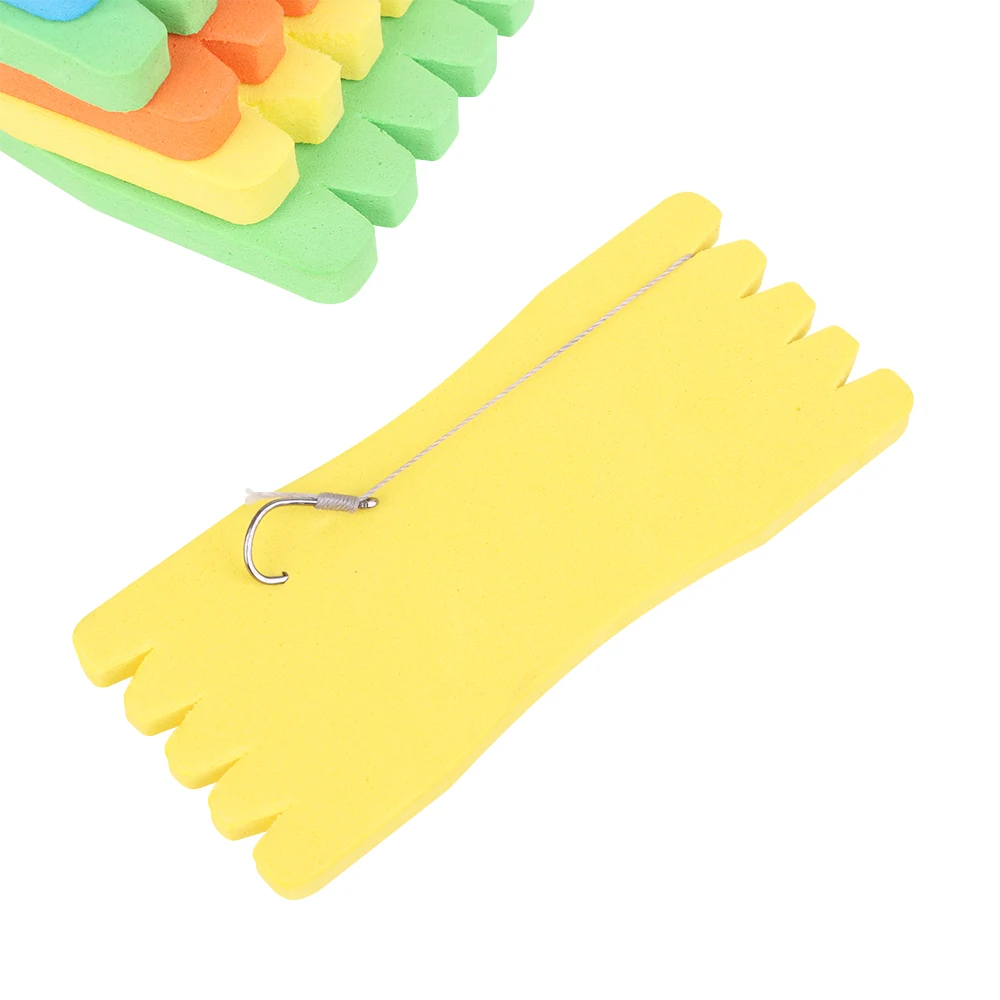 

10Pcs/lot EVA Foam Fishing Line Plate Fishing Winding Line Board 8cm/10cm/12cm/14cm Carp Lure Trace Wire Leader Swivel Fishing