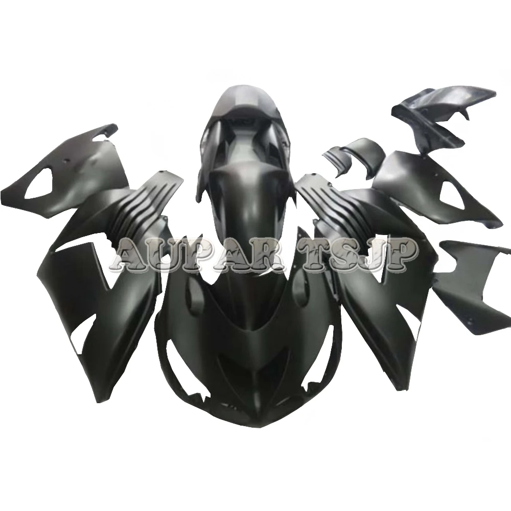 Полный комплект обтекателя Для Kawasaki ZX14R ниндзя 2006 2007 2008 2009 2011 ABS пластиковые детали для мотоцикла кузов матовый однотонного черного цвета