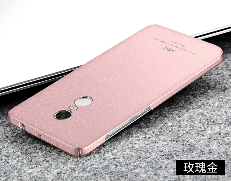 MSVII Роскошный чехол для Xiaomi redmi note 4 pro Global чехол Xiomi redmi note 4X4 X pro prime Чехол Ультра тонкая жесткая задняя крышка из ПК