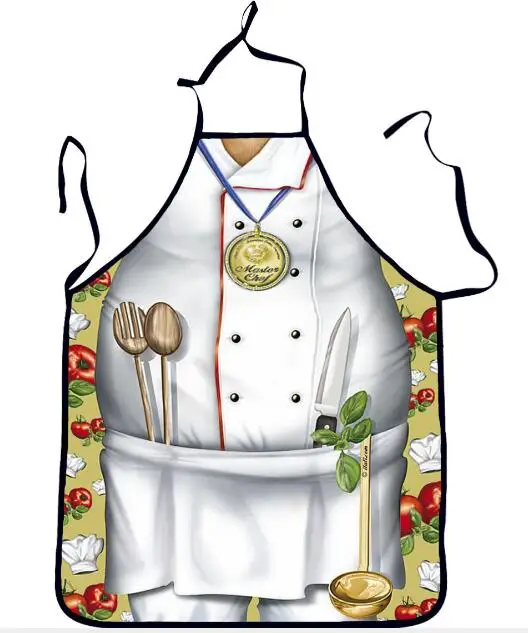 

Freeshipping Creative Funny Printed Aprons Cooking Apron Party bar festival apron